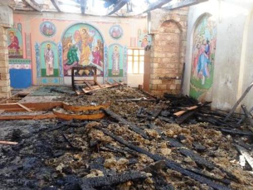 У Криму згорів чоловічий Свято-Миколаївський монастир УПЦ У Криму згорів чоловічий Свято-Миколаївський монастир УПЦ